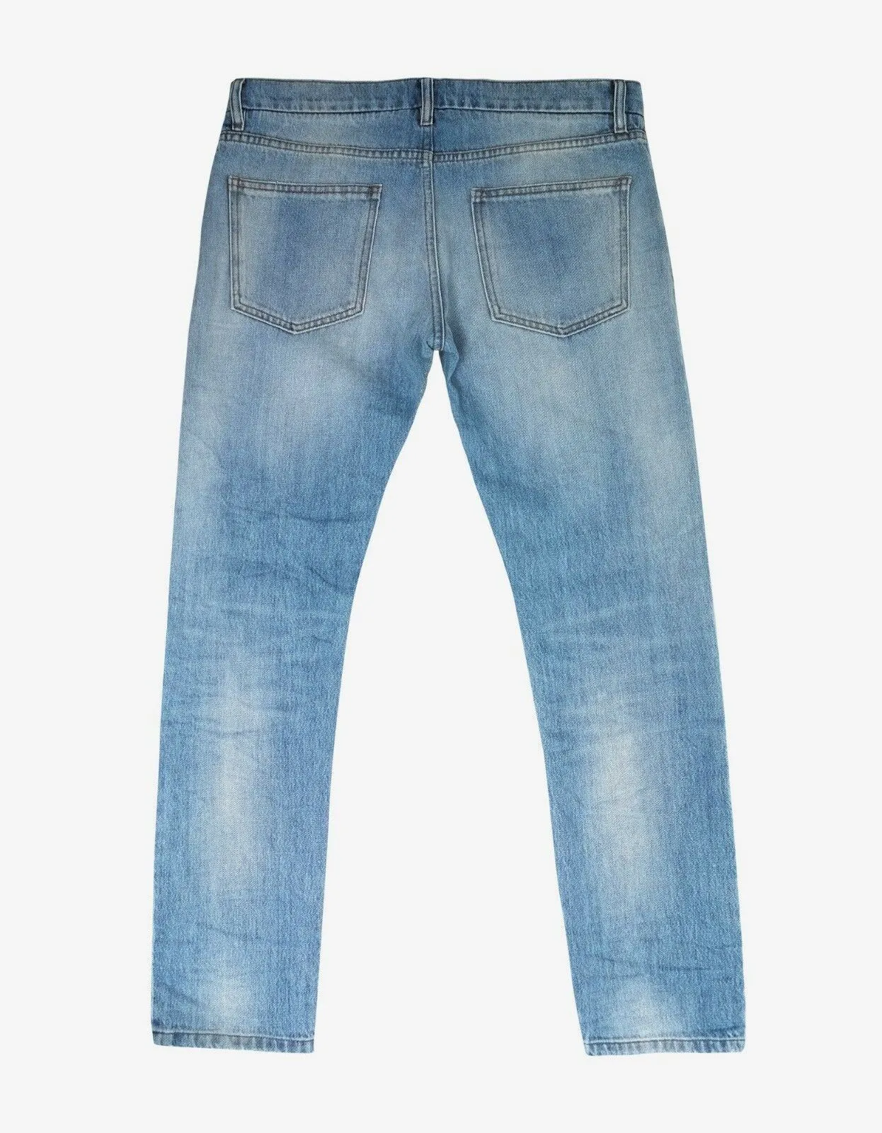 Rockstud Untitled Light Blue Stonewash Denim Jeans