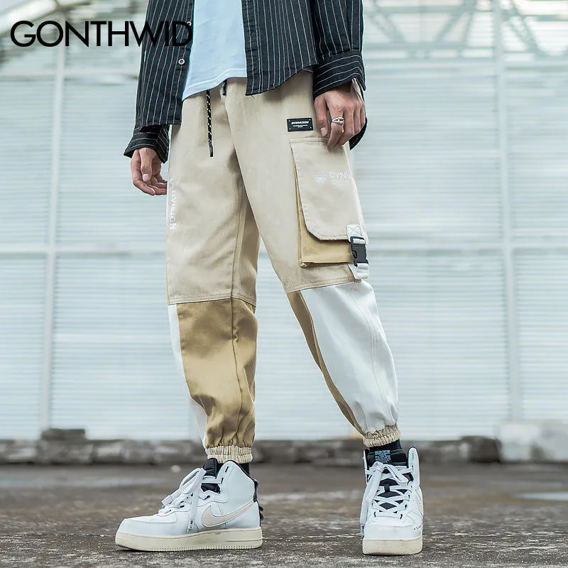 Side Buckle Pockets Joggers