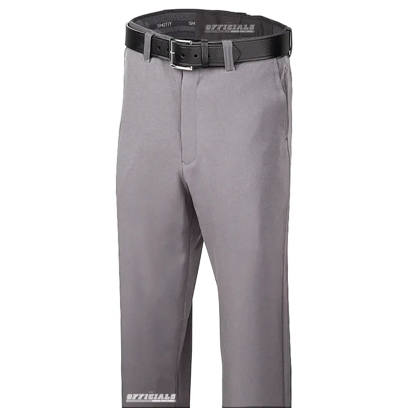 Smitty Flat Front 4-Way Stretch Heather Grey Pants w/ Expander Waistband