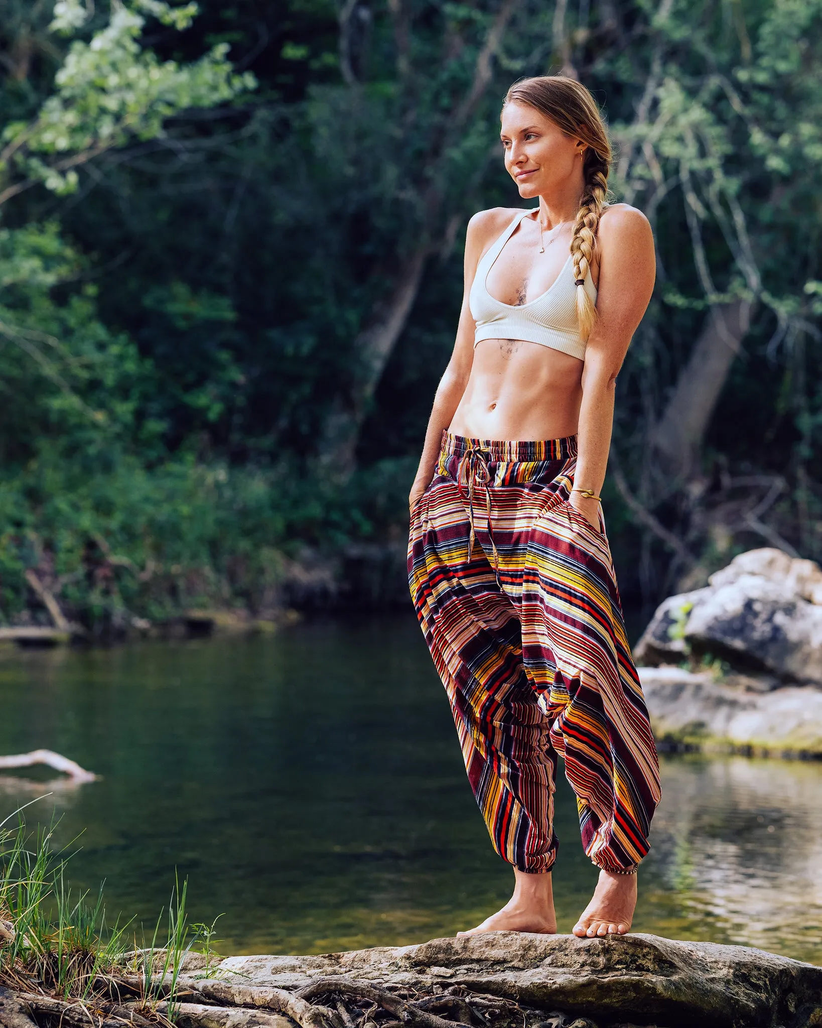 Stripe Savannah Harem Pants