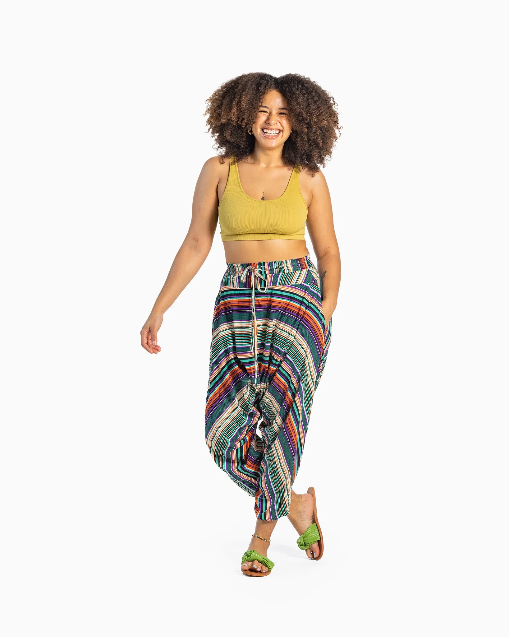 Stripe Savannah Harem Pants