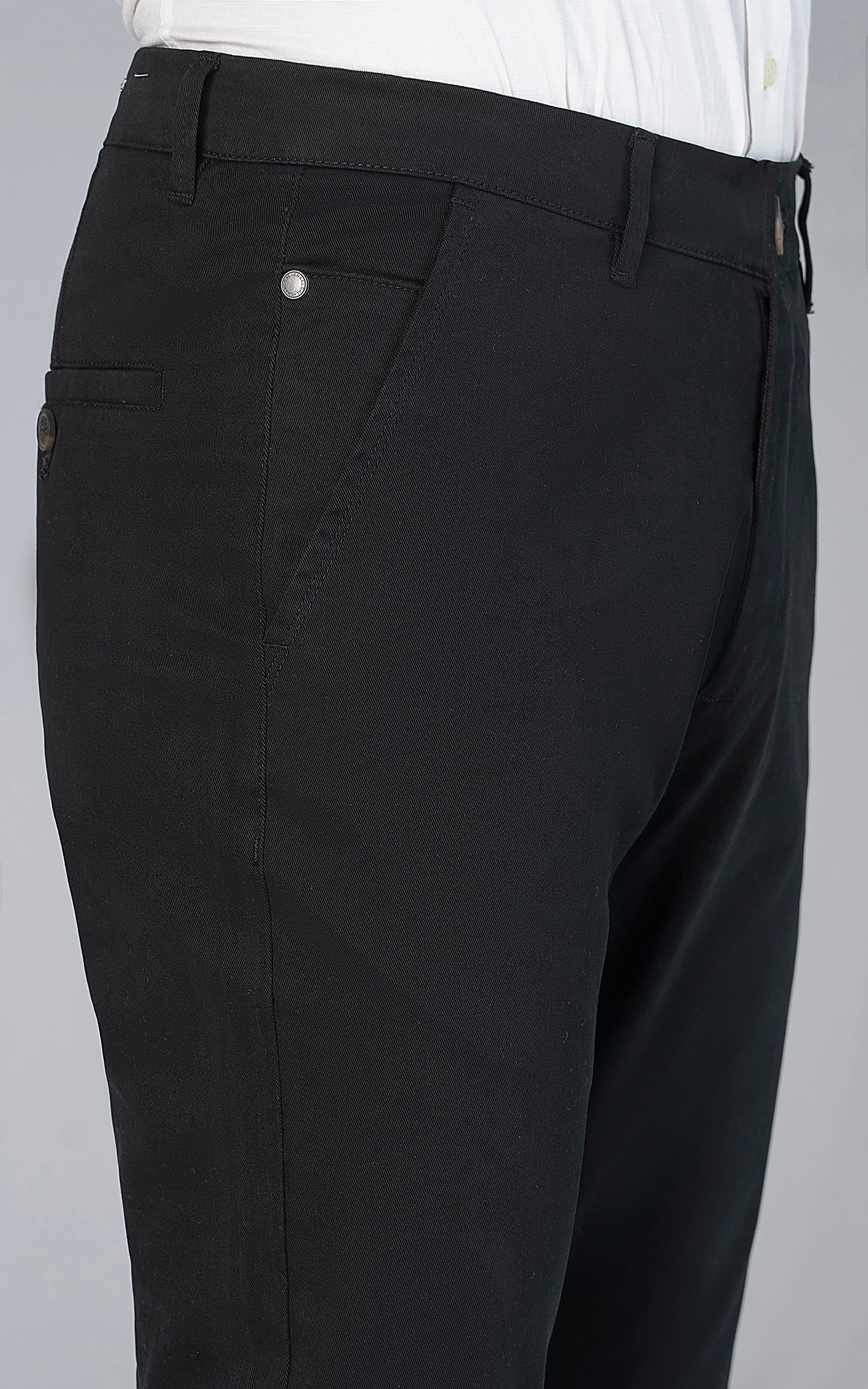 TWILL CROSS POCKET PANT BLACK