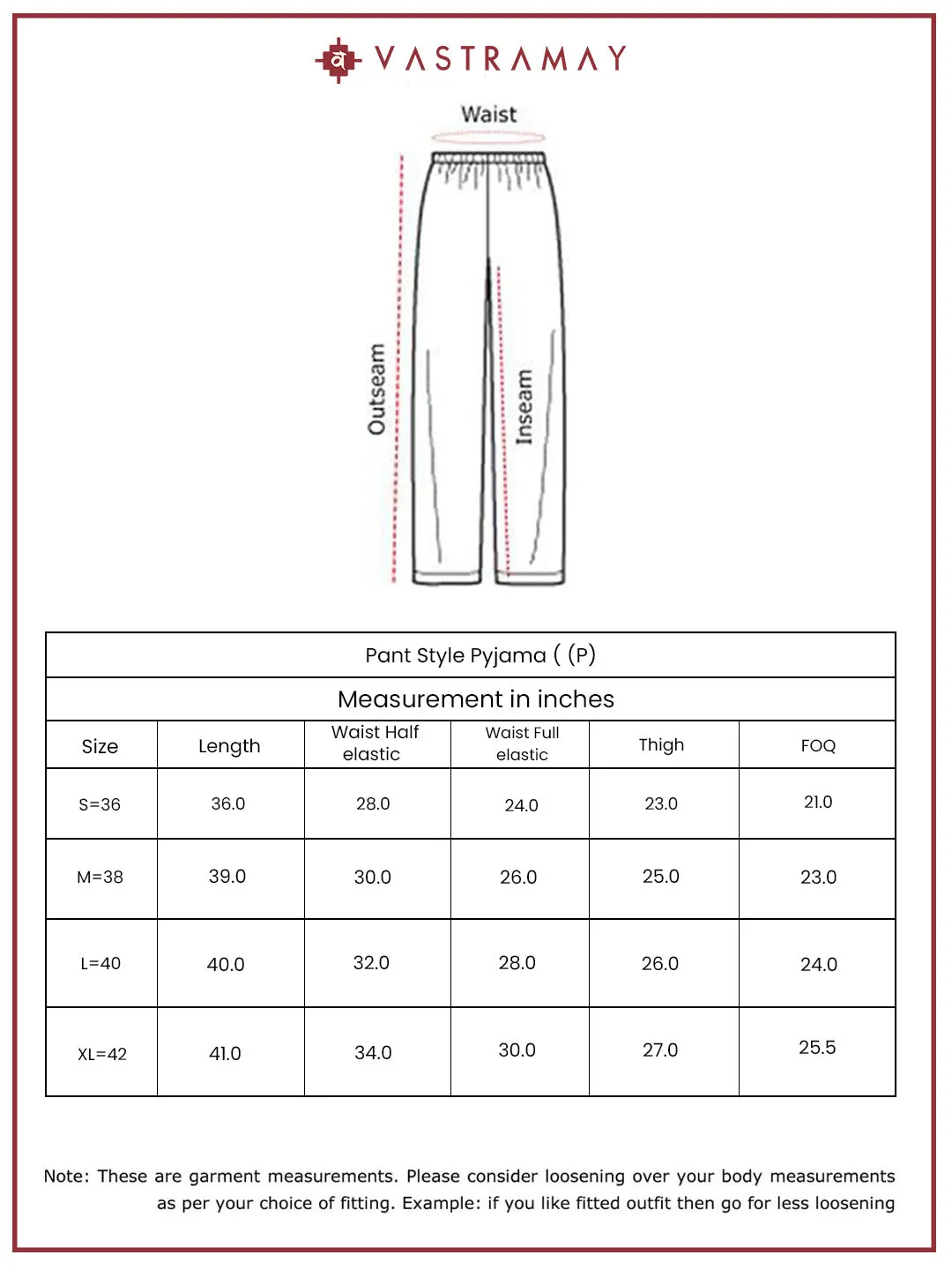 VASTRAMAY Men's Cream - Pant Style Pyjama