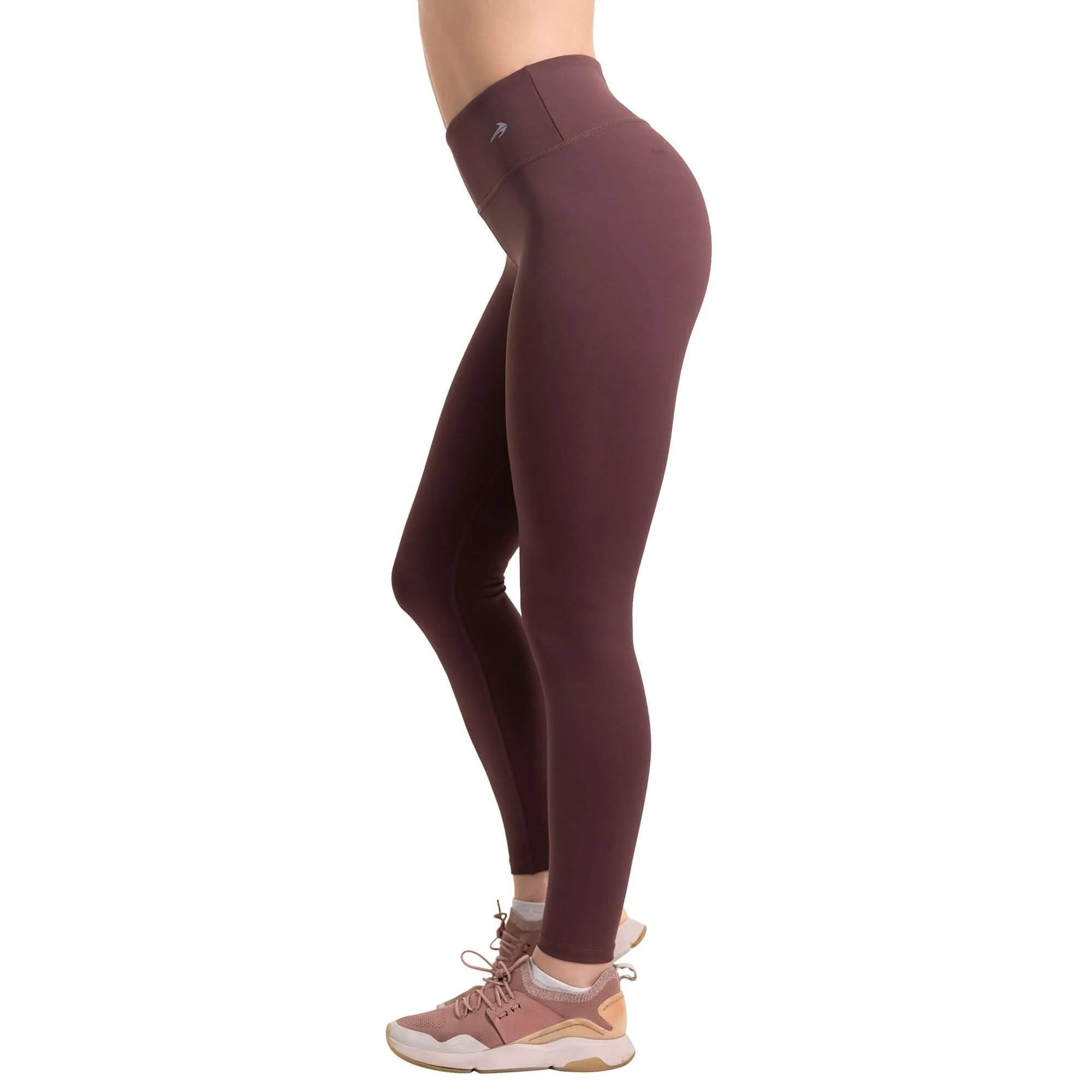 Women's Compression Leggings - Brown