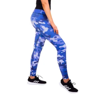 Women's Compression Leggings - Camo Blue