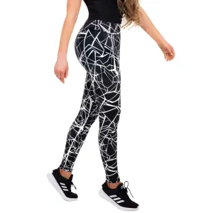 Women's Compression Leggings - Tangled White