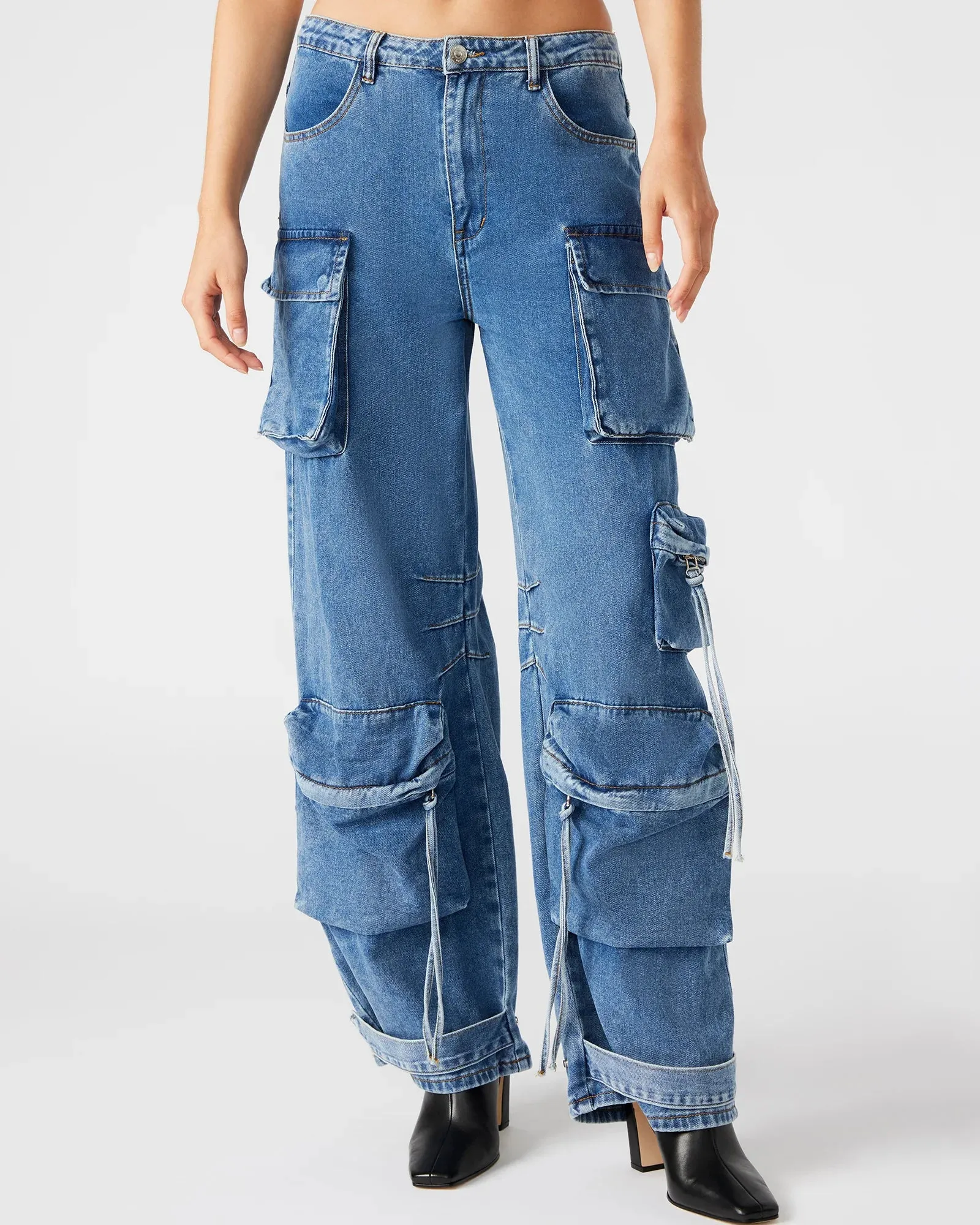 Women's Duo Cargo Pant - Blue Denim